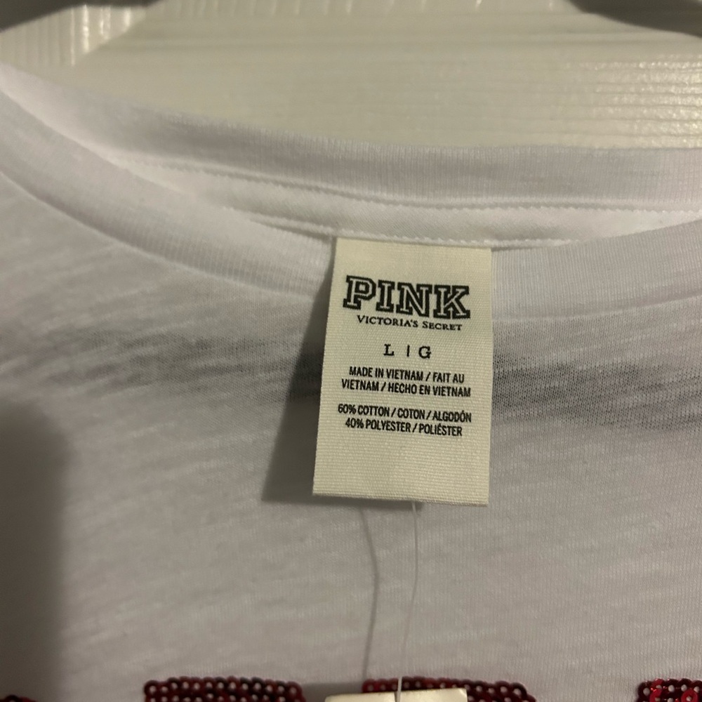 Victoria’s Secret pink T-shirt